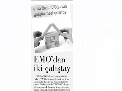 EMODAN İKİ ÇALIŞTAY (WWW.EVRENSEL.NET, 05.09.2013)
