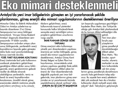 EKO MİMARİ DESTEKLENMELİ (KEMER GÖZCÜ-19.11.2013)