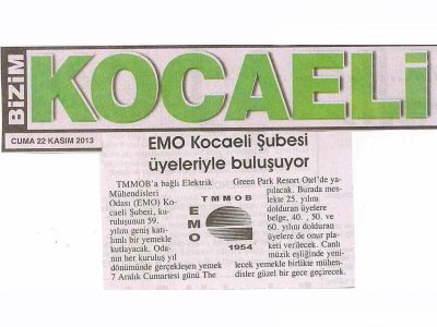 EMO KOCAELİ ŞUBESİ ÜYELERİYLE BULUŞUYOR-BİZİM KOCAELİ