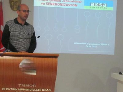 JENERATÖR PROJELENDİRME VE SENKRONİZE SİSTEMLERİN TESİSTE UYGULANMASI SEMİNERİ