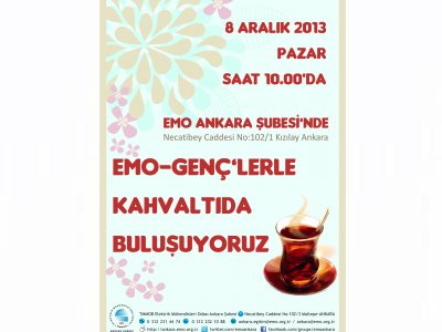 EMO-GENÇLER KAHVALTIDA BULUŞUYOR