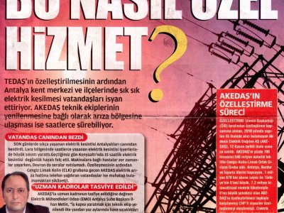 BU NASIL ÖZEL HİZMET? (AKŞAM ANTALYA  AKDENİZ-14.12.2013)