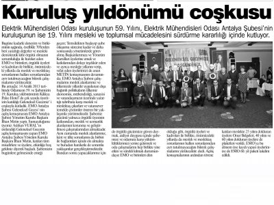 KURULUŞ YILDÖNÜMÜ COŞKUSU (AKDENİZ BEYAZ-17.12.2013)