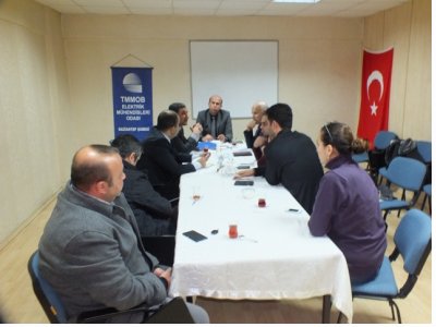 GAZDAŞ A.Ş. YETKİLİLERİ İLE TOPRAKLAMA ÖLÇÜMLERİ KONUSUNDA TOPLANTI YAPILDI.