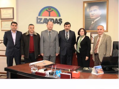 İZAYDAŞ GENEL MÜDÜRLÜĞÜ`NE ZİYARET GERÇKLEŞTİRİLDİ