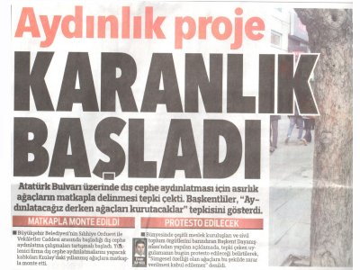 AYDINLIK PROJE KARANLIK BAŞLADI (WWW.HURRİYET.COM.TR, 07.03.2014)