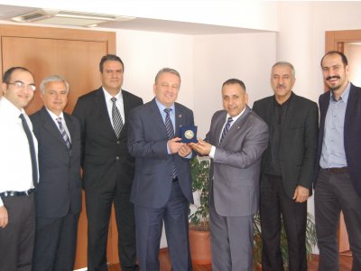 MERSİN ÜNİVERSİTESİ DEKANI ZİYARET EDİLDİ