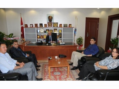 YENİŞEHİR BELEDİYE BAŞKANI İBRAHİM GENÇ ZİYARET EDİLDİ
