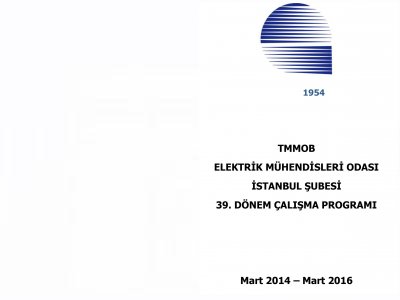 ŞUBEMİZ 39. DÖNEM ÇALIŞMA PROGRAMI YAYINLANDI