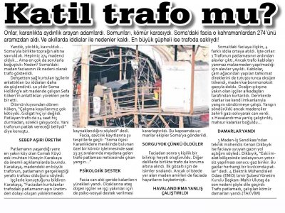 KATİL TRAFO MU? - 16.05.2014 -GAZİANTEP GAP