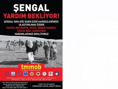 TMMOB İSTANBUL İKK ŞENGAL`E YARDIM KAMPANYASI