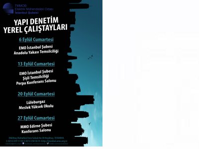 YAPI DENETİM ÇALIŞTAYI HAZIRLIK FORUMLARI
