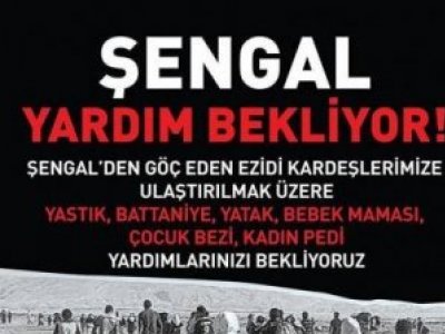 TMMOB’DEN KAMPANYA: ŞENGAL YARDIM BEKLİYOR