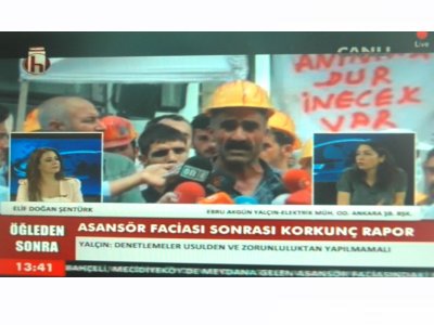 EBRU AKGÜN YALÇIN HALK TVDE ASANSÖR CİNAYETİNİ DEĞERLENDİRDİ