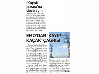 KAÇAK PARASINA DAVA AÇIN - 22.09.2014 -MİLLİYET