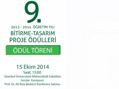 EMO 9. BİTİRME TASARIM PROJE ÖDÜLLERİ ÖDÜL TÖRENİ YAPILDI VİDEO EKLENDİ