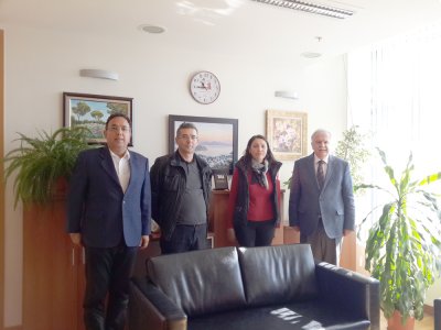 ÇANKAYA ÜNİVERSİTESİ ELEKTRONİK VE HABERLEŞME MÜHENDİSLİĞİ BÖLÜM  BAŞKANINA ZİYARET