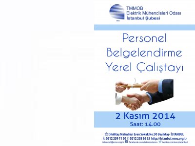 PERSONEL BELGELENDİRME YEREL ÇALIŞTAYI