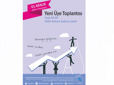 YENİ ÜYE TOPLANTISI DÜZENLENECEK