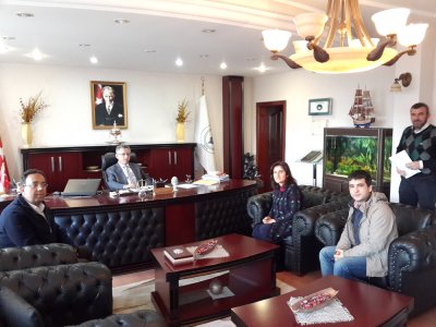 EMO ANKARA ŞUBESİ YÖNETİCİLERİ YOZGAT BELEDİYE BAŞKANI İLE GÖRÜŞTÜ