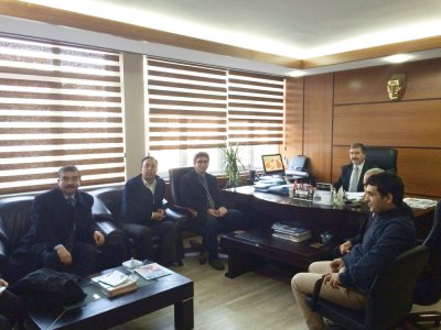 EMO ANKARA ŞUBESİ YÖNETİCİLERİ SİVAS BELEDİYE BAŞKAN YARDIMCISI İLE GÖRÜŞTÜ