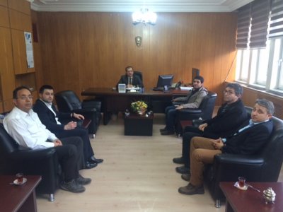 EMO ANKARA ŞUBESİ YÖNETİCİLERİ ÇAMLIBEL EDAŞ TOKAT İL MÜDÜRÜ İLE GÖRÜŞTÜ