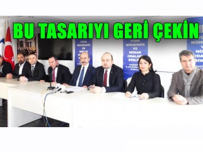 TMMOB GAZİANTEP İL KOORDİNASYON KURULU`NUN YENİ TORBA YASAYA İLİŞKİN BASIN AÇIKLAMASI