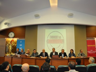 `TMMOB`YE DOKUNMA` BASIN AÇIKLAMASI YAPILDI