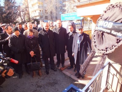 ÇEVRE VE ŞEHİRCİLİK İL MÜDÜRLÜĞÜ`NE SİYAH ÇELENK