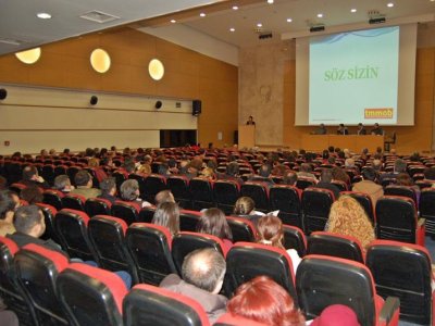 ÇALIŞANLARLA YÖNETİCİLER TMMOB YASA DEĞİŞİKLİĞİNİ DEĞERLENDİRDİ