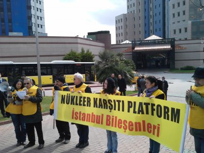 2. İSTANBUL NÜKLEER SANTRALLER ZİRVESİ PROTESTO EDİLDİ