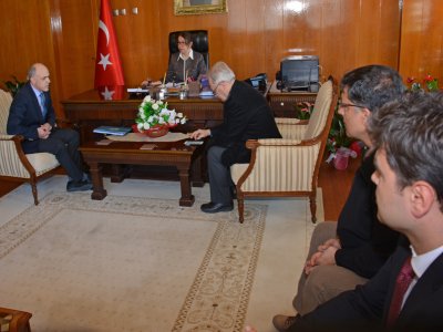 SİNOP VALİSİ DR. YASEMİN ÖZATA ÇETİNKAYA MAKAMINDA ZİYARET EDİLDİ