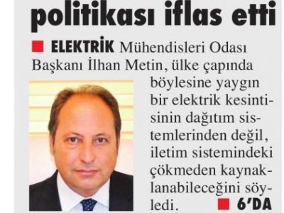 İKTİDARIN ENERJİ POLİTİKASI İFLAS ETTİ (ANTALYA KÖRFEZ-02.04.2015)