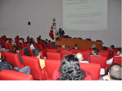 ENERJİ VERİMLİLİĞİ VE UYGULAMALARI KONULU SEMİNER DÜZENLENDİ