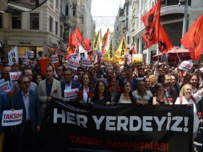 GEZİ DİRENİŞİ 2. YILINDA ANILDI: HER YERDEYİZ