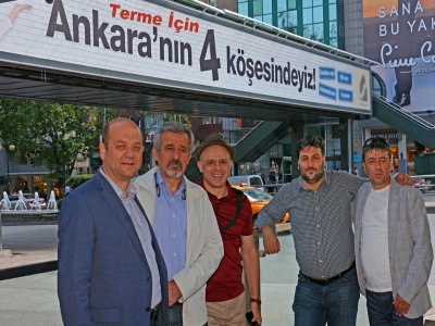 TERME İÇİN BAKANLIK ÖNÜNDE EYLEM