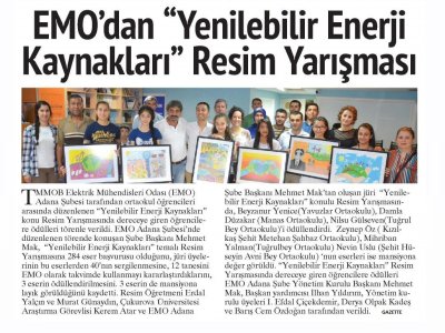 RESİM YARIŞMASI ÖDÜL TÖRENİ
