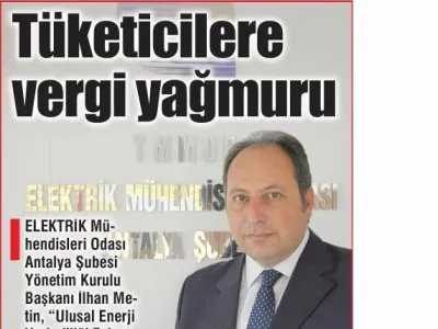 TÜKETİCİLERE VERGİ YAĞMURU (AKDENİZ`DE YENİ YÜZYIL - 15.08.2015)