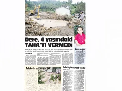 FELAKETİN SORUMLUSU AKP (AYDINLIK)