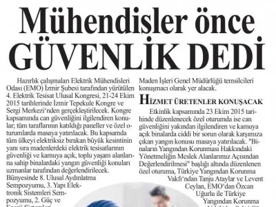 MÜHENDİSLER ÖNCE GÜVENLİK DEDİ (SON DAKİKA)