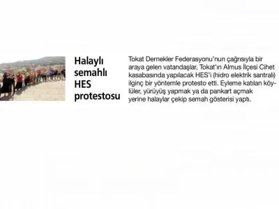 HALAYLI SEMAHLI HES PROTESTOSU (HABERTÜRK)