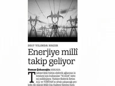 ENERJİYE MİLLİ TAKİP GELİYOR (TÜRKİYE)