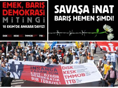 SAVAŞA İNAT BARIŞ HEMEN ŞİMDİ! EMEK,BARIŞ VE DEMOKRASİ MİTİNGİNE ÇAĞRIMIZDIR