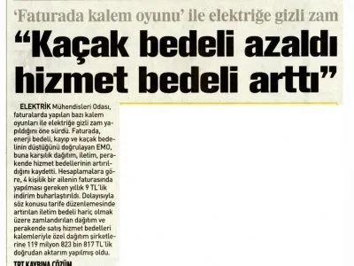 KAÇAK BEDELİ AZALDI HİZMET BEDELİ ARTTI`  (KORKUSUZ)