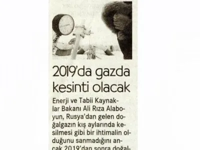 2019 DA GAZDA KESİNTİ OLACAK (CUMHURİYET)