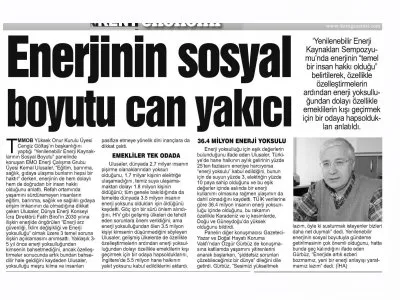 ENERJİNİN SOSYAL BOYUTU CAN YAKICI (BURSA KENT)