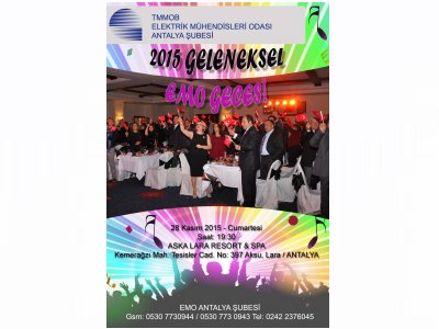 2015 EMO GELENEKSEL GECEMİZDE BULUŞALIM!