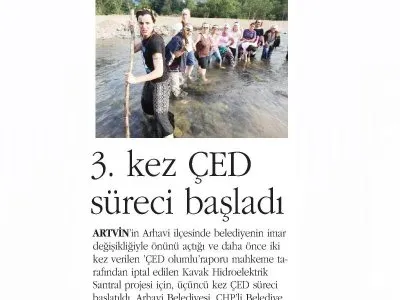 3.KEZ ÇED SÜRECİ BAŞLADI (ORTADOĞU)