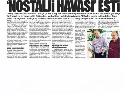 ESKİ DOSTLARIN BULUŞMASINDA NOSTALJİ HAVASI ESTİ (GAZETE GERÇEK)