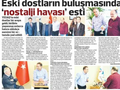 ESKİ DOSTLARIN BULUŞMASINDA NOSTALJİ HAVASI ESTİ (HEDEF HALK)